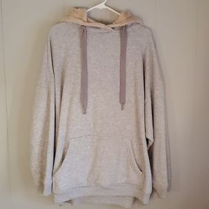 aerie light grey hoodie